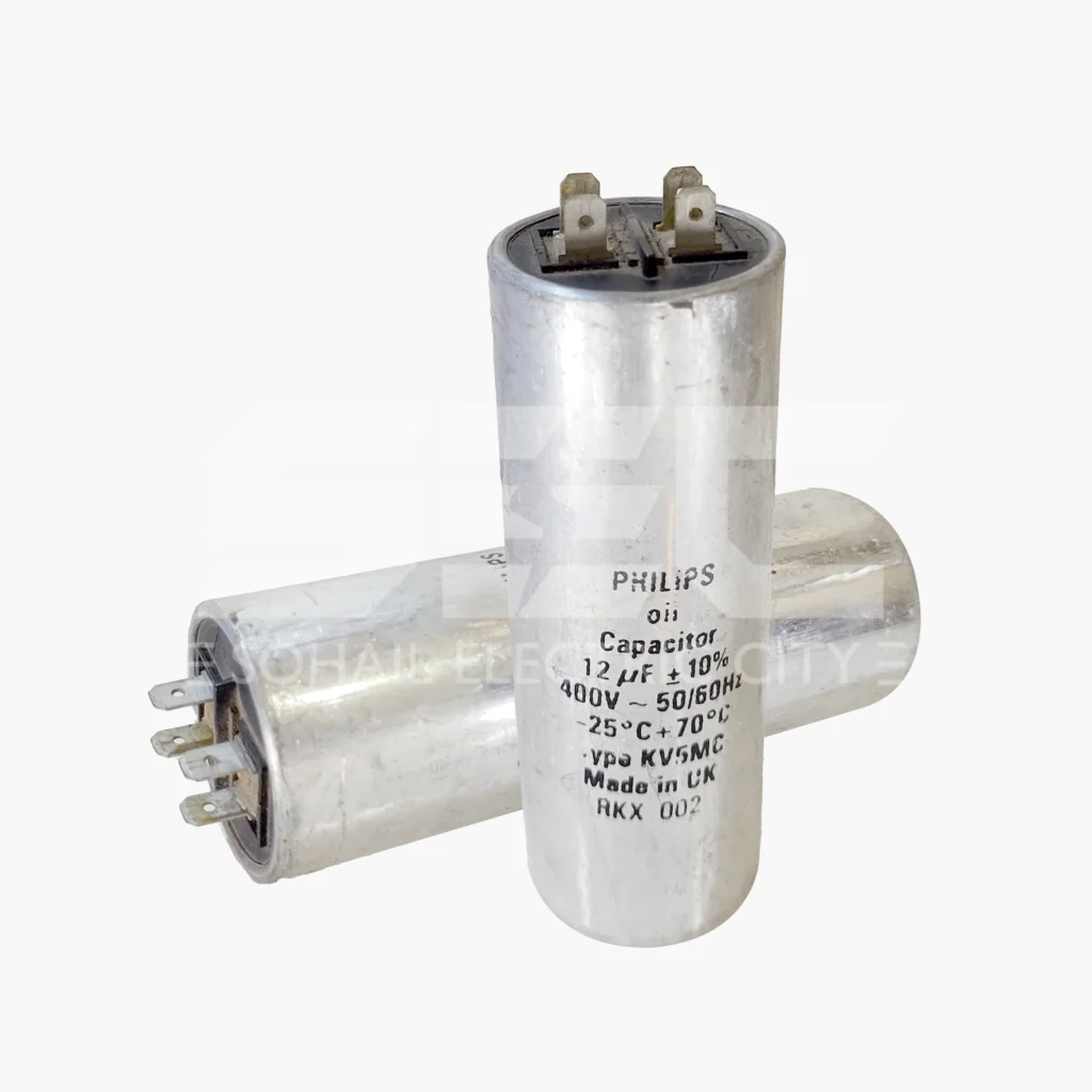 Philips 12uF 400V Oil Filled Capacitor - Made in UK RKX 002
