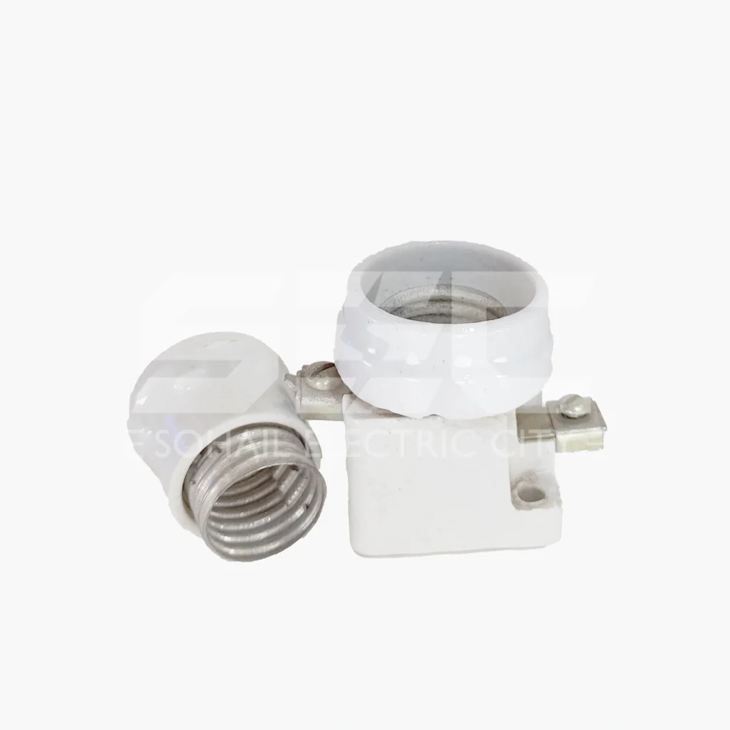 Industrial Porcelain Fuse Base E33 50A - 63A Ceramic Fuse Holder - White