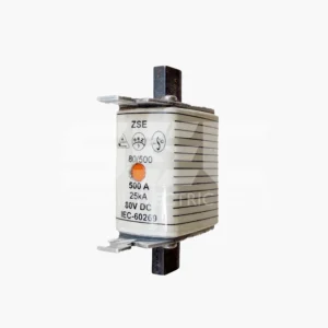 ZSE 500A 80V DC NH Blade Fuse - IEC 60269 High Rupture Capacity (HRC)