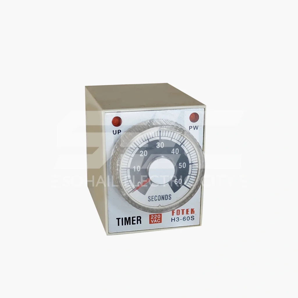 FOTEK H3-60S Analog Timer Relay - 60 Second Delay 220V AC