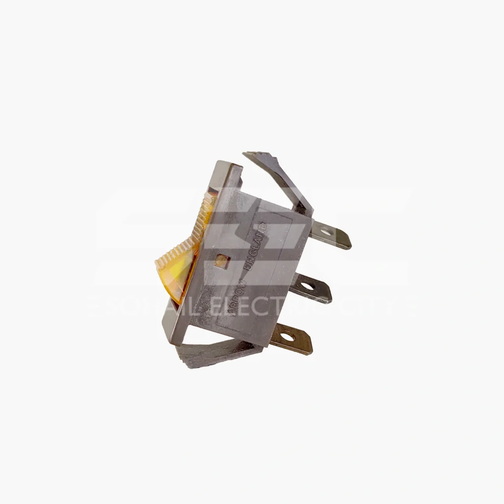 Arrow England 1600A 10E-673 Rocker Switch - Amber Neon Illuminated