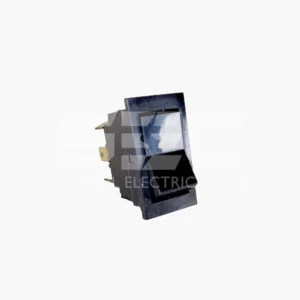 Arrow England Black Rocker Switch - 3-Pin SPST On-Off Panel Mount