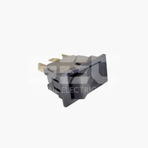 Arrow England Black Rocker Switch - 3-Pin SPST On-Off Panel Mount