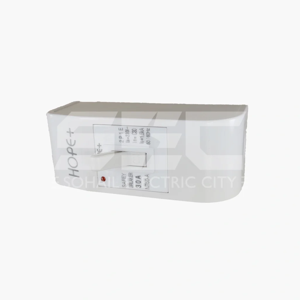 HOPE+ NT50-A 30A Safety Breaker - 2-Pole Compact Circuit Breaker