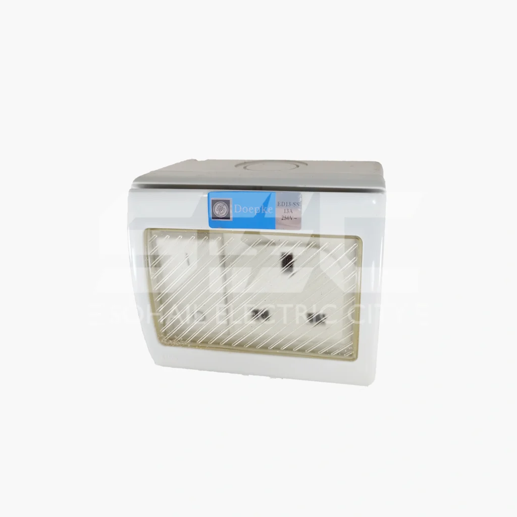 Doepke IP55 Weatherproof Outdoor Socket - 13A 250V Waterproof Power Outlet