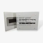10-Way Distribution Panel Box – Surface & Flush Mount, with Transparent Cover