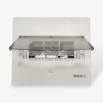 10-Way Distribution Panel Box – Surface & Flush Mount, with Transparent Cover