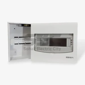 10-Way Distribution Panel Box – Surface & Flush Mount, with Transparent Cover