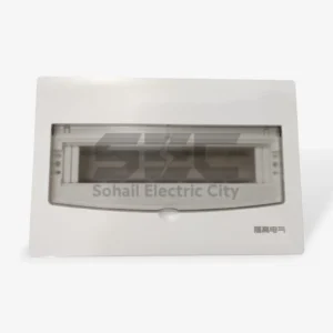 13+1 Way Distribution Panel Box – Surface & Flush Mount, with Transparent Cover