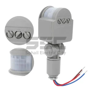 180° PIR Motion Sensor Detector – 220V, 12m Range, IP65 Outdoor