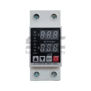 63A Adjustable Voltage Protector – Over/Under Voltage & Surge Guard, 220V AC