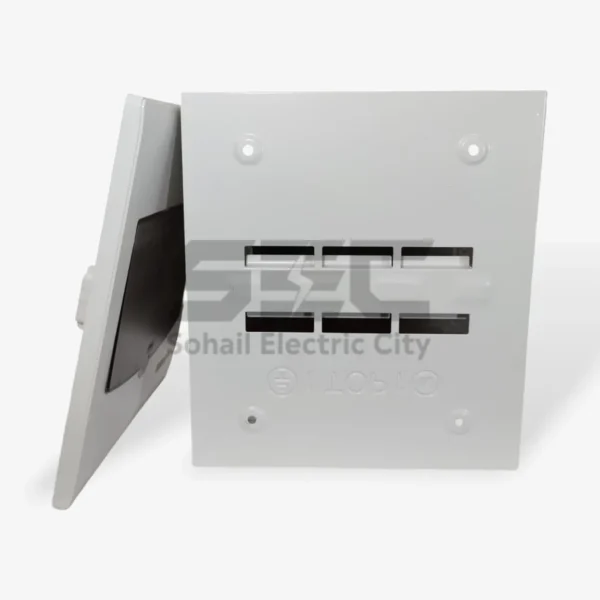 7-Way Distribution Panel Box – Surface & Flush Mount, With Transparent ...