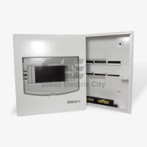 7-Way Distribution Panel Box – Surface & Flush Mount, with Transparent Cover
