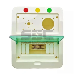 8-Way Circuit Breaker Distribution Box – ABS Plastic, Wall Mount
