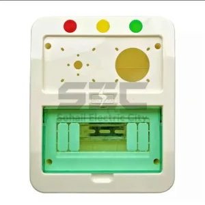 8-Way Circuit Breaker Distribution Box – ABS Plastic, Wall Mount