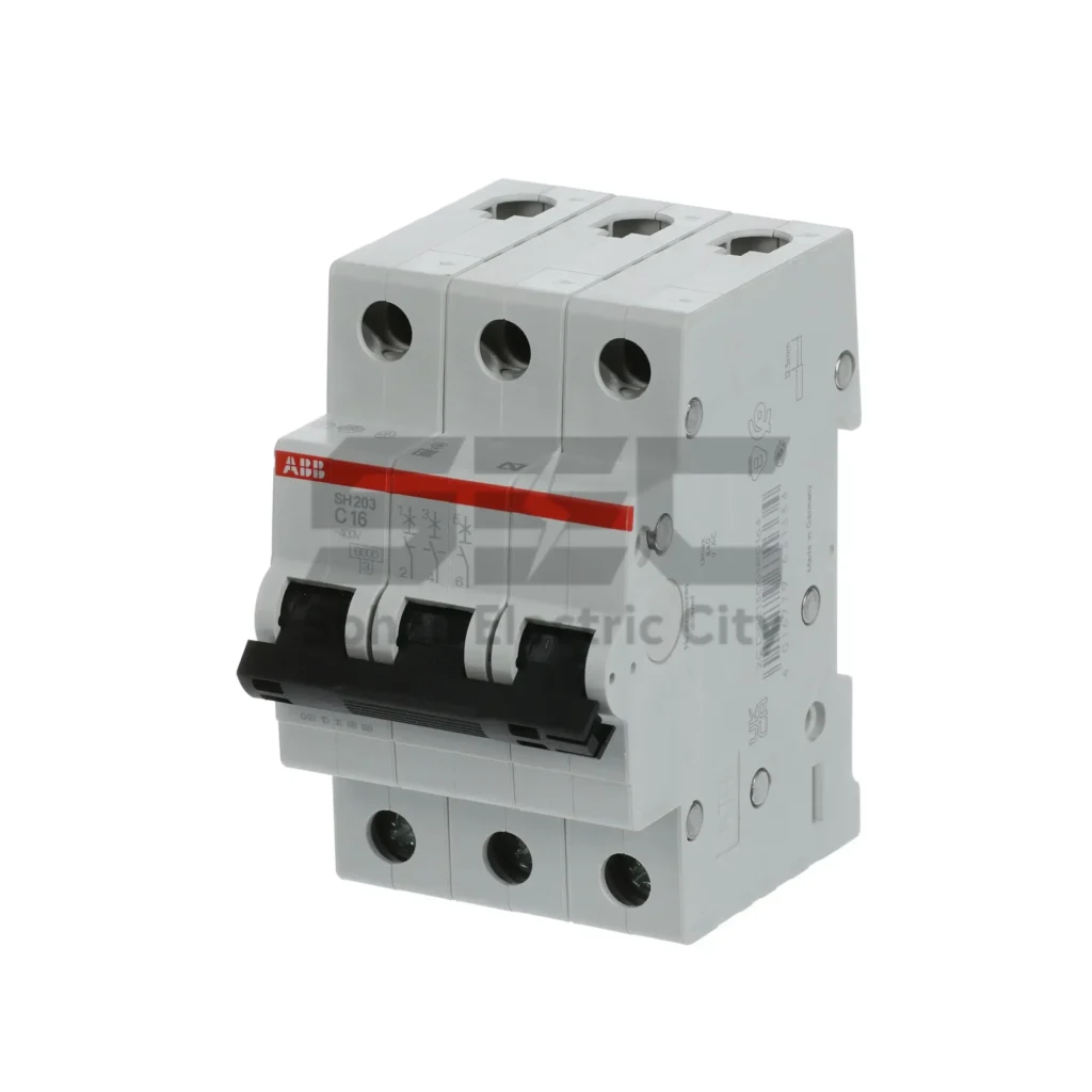 ABB SH 203 6kA 3 Pole Miniature Circuit Breaker (C Curve)