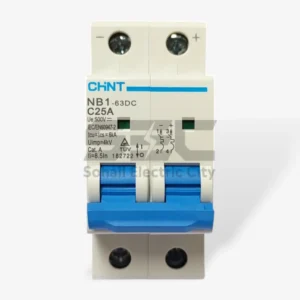 CHINT NB1-63DC 2 Pole DC Miniature Circuit Breaker – 16A to 63A, 6kA