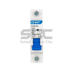 CHINT NXB-63 1-Pole Miniature Circuit Breaker (MCB) – 6kA, 2A to 63A