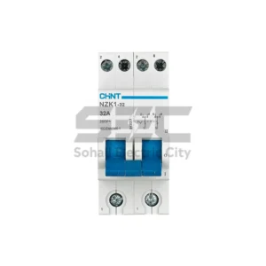 CHINT NZK1-32 32A Changeover Switch – 250V, Manual Power Transfer