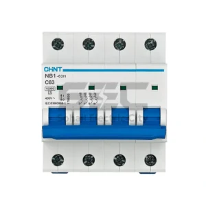 Chint NB1-63H 4 Pole Miniature Circuit Breaker – 1000V DC, 63A