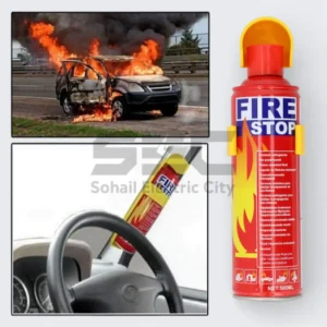 FIRE STOP – Your Compact Firefighting Companion (500ml) Portable Aerosol Fire Extinguisher for Home, Car & Office