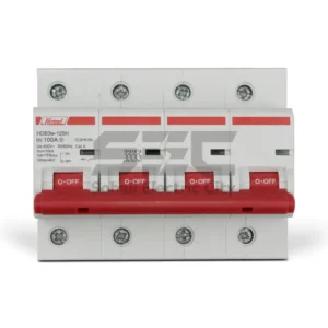 Himel HDB3W125H4C 4 Pole Miniature Circuit Breaker (MCB) – 10kA, 80A-125A