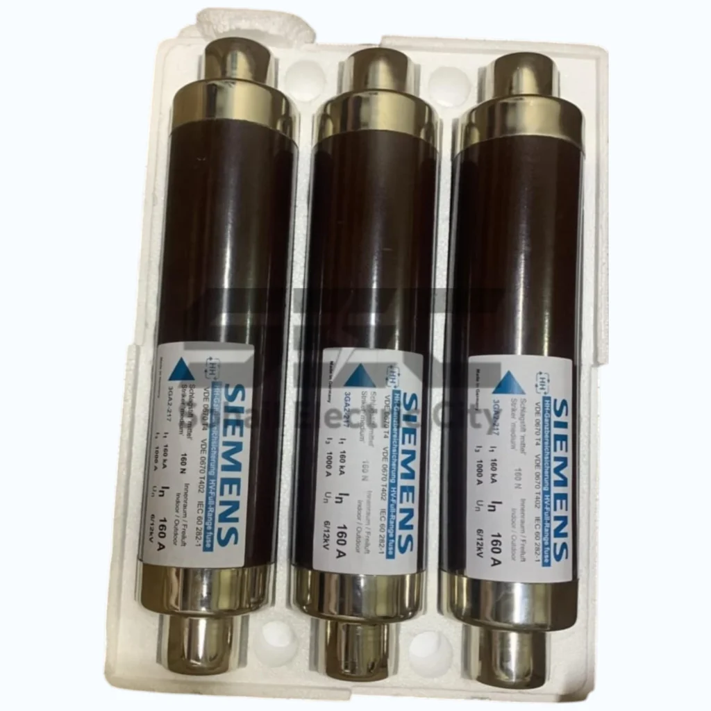 Siemens 3GA2-217 High Voltage HRC Fuse Link – 160A 6/12kV HV-Full-Range Protection