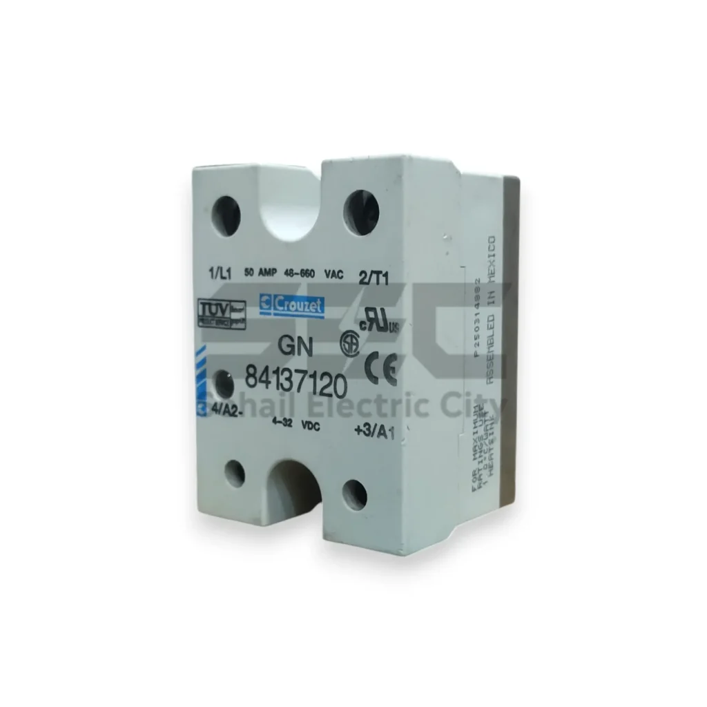 Crouzet 84137120 GN Series Single Phase SSR – 50A 660VAC 4-32VDC
