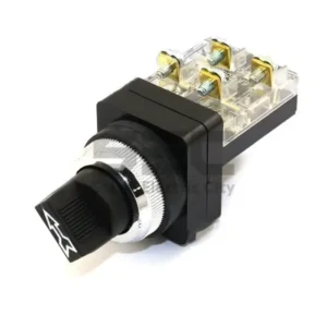 Industrial 30mm Rotary Selector Switch Knob – 2-Position / 3-Position, 6A/500V