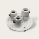 JPI Concealed Flash Round Socket – 10A, Bakelite