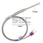 K-type Thermocouple Temperature Sensor Probe – 2″ Stainless Steel, 0-800°C