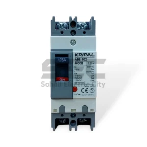 Kripal ABE-102 MCCB 125A – 2 Pole Molded Case Circuit Breaker, 690V
