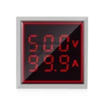 LED Digital Voltmeter & Ammeter – 100A, with Current Transformer (CT)