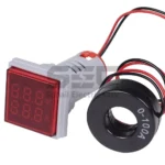 LED Digital Voltmeter & Ammeter – 100A, with Current Transformer (CT)