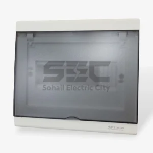 Optimus 9-10-Way Electrical Distribution Panel Box – DIN Rail Compatible