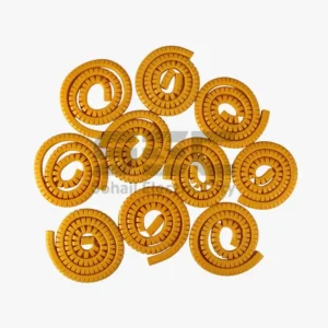 PVC Yellow Cable Markers Labels – Alphabet, 1.5-6mm