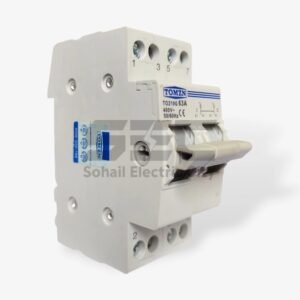 TOMZN TO219G 63A Dual Power Changeover Switch – 2-Pole, 400V AC