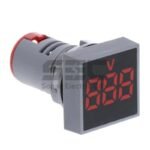 Voltage Indicator LED Light Meter – 22mm Panel Mount, AC 12V–500V