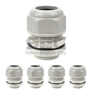 Waterproof PVC Cable Glands – Strain Relief Connectors (PG7 to PG63)
