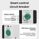 WiFi Smart Circuit Breaker 63A – DIN Rail | Tuya, Alexa & Google Assistant